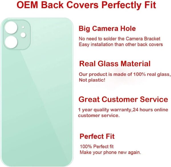 Cambio Cristal Trasero iPhone 11 Verde