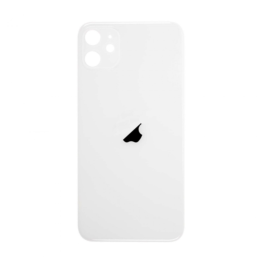1725945122_11.jpg Cambio Cristal Trasero iPhone 11 Blanco - Image 1