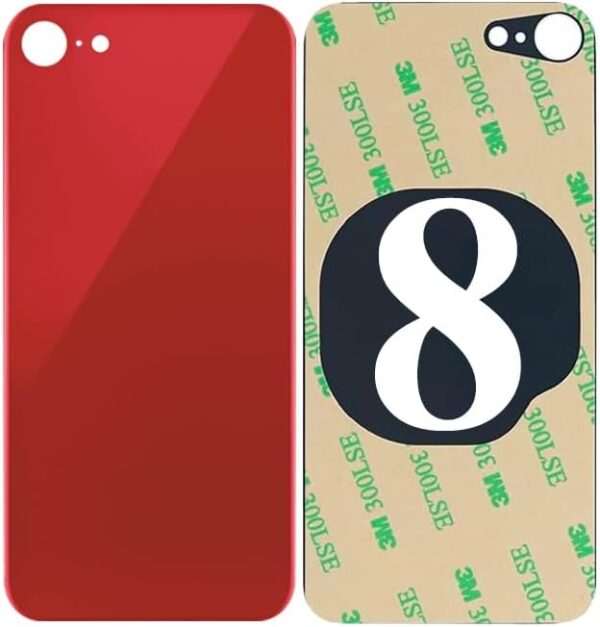 Cambio Cristal Trasero iPhone 8g Rojo